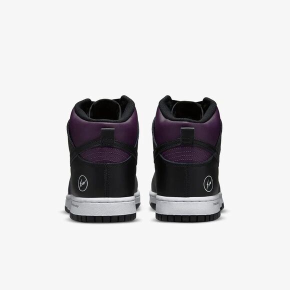 10.5M [NEW] Men's Nike Dunk Hi X Fragment Design 'Beijing' Shoes Wine DJ0382-600 - Picture 5 of 10